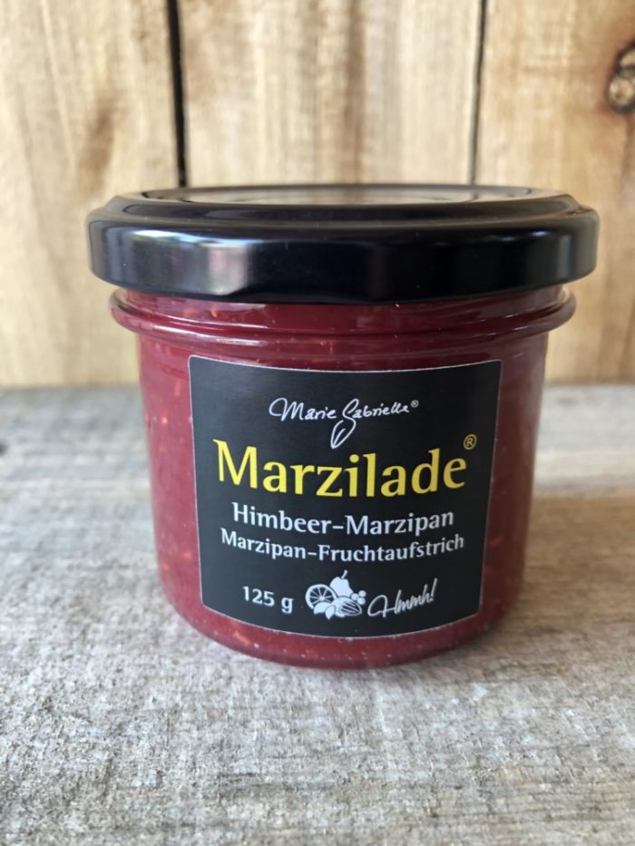 Marzilade Himbeer Marzipan Fruchtaufstrich