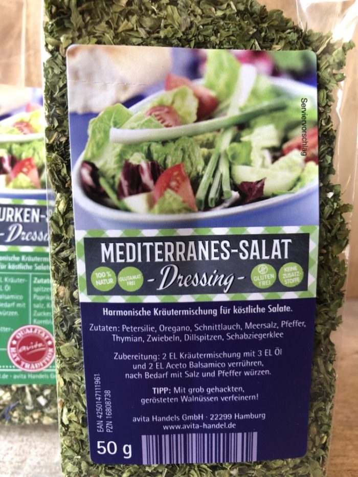 Mediterranes Salat-Dressing