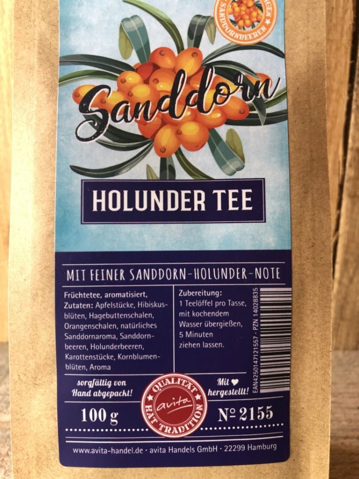 Tee Sanddorn-Holunder